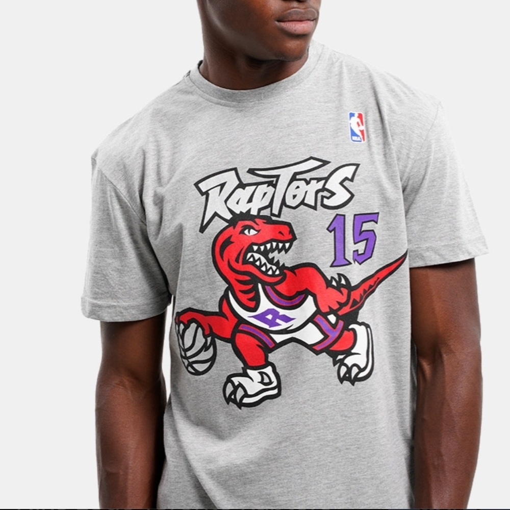 Mitchell & Ness NBA Toronto Raptors Vince Carter #15 Hardwood Classics Tee Small